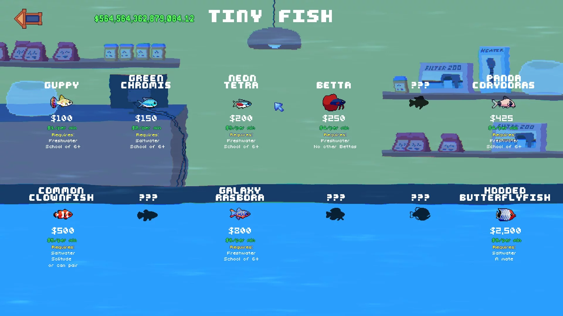 Изображение игры: Fishlets
