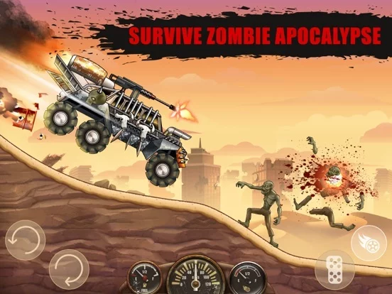 Изображение игры: Zombie Hill Racing