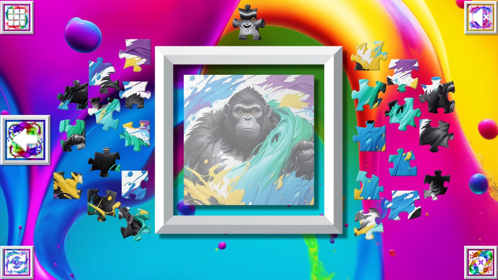 Изображение игры: Color Splash: Monkeys