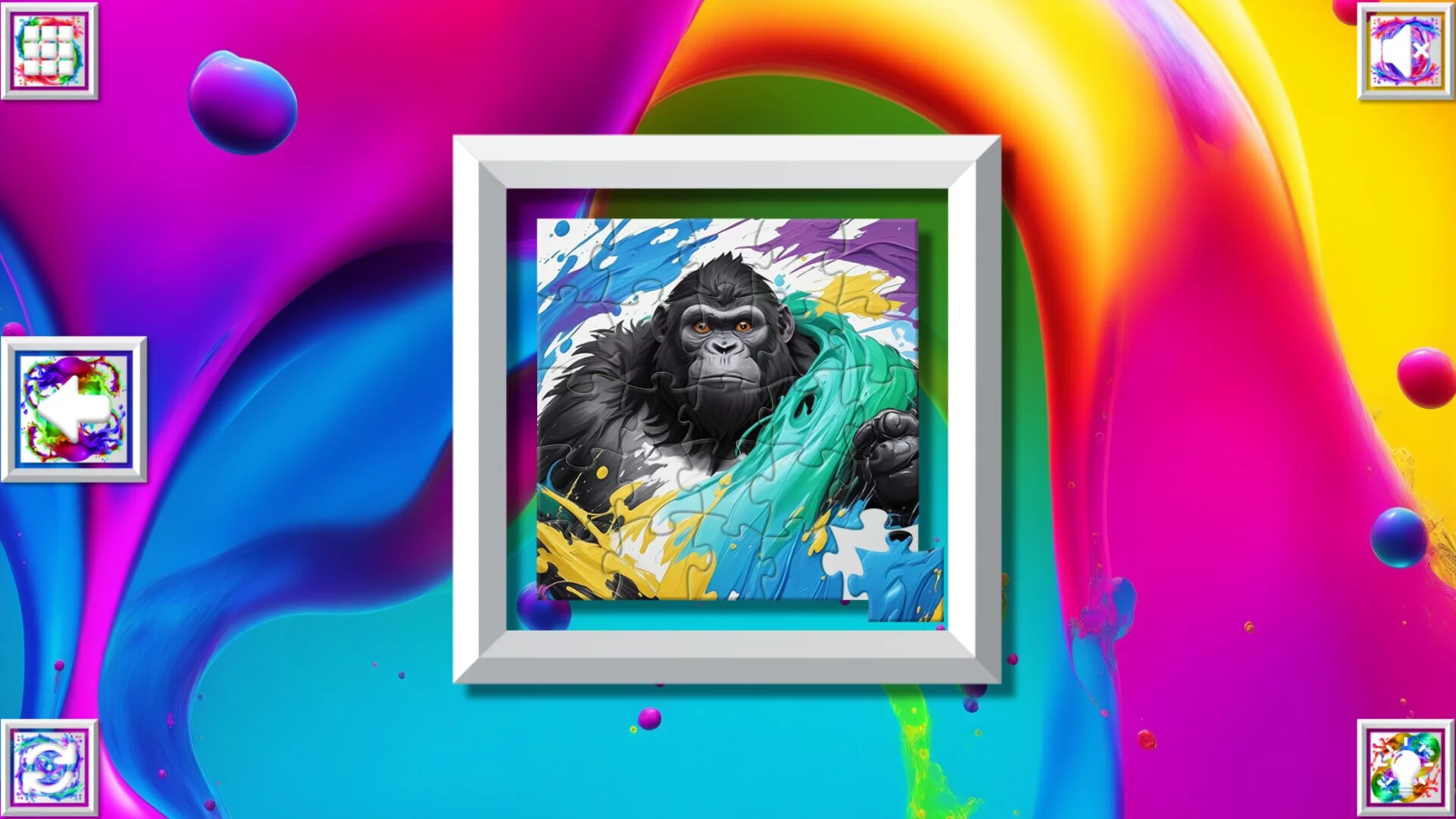 Изображение игры: Color Splash: Monkeys