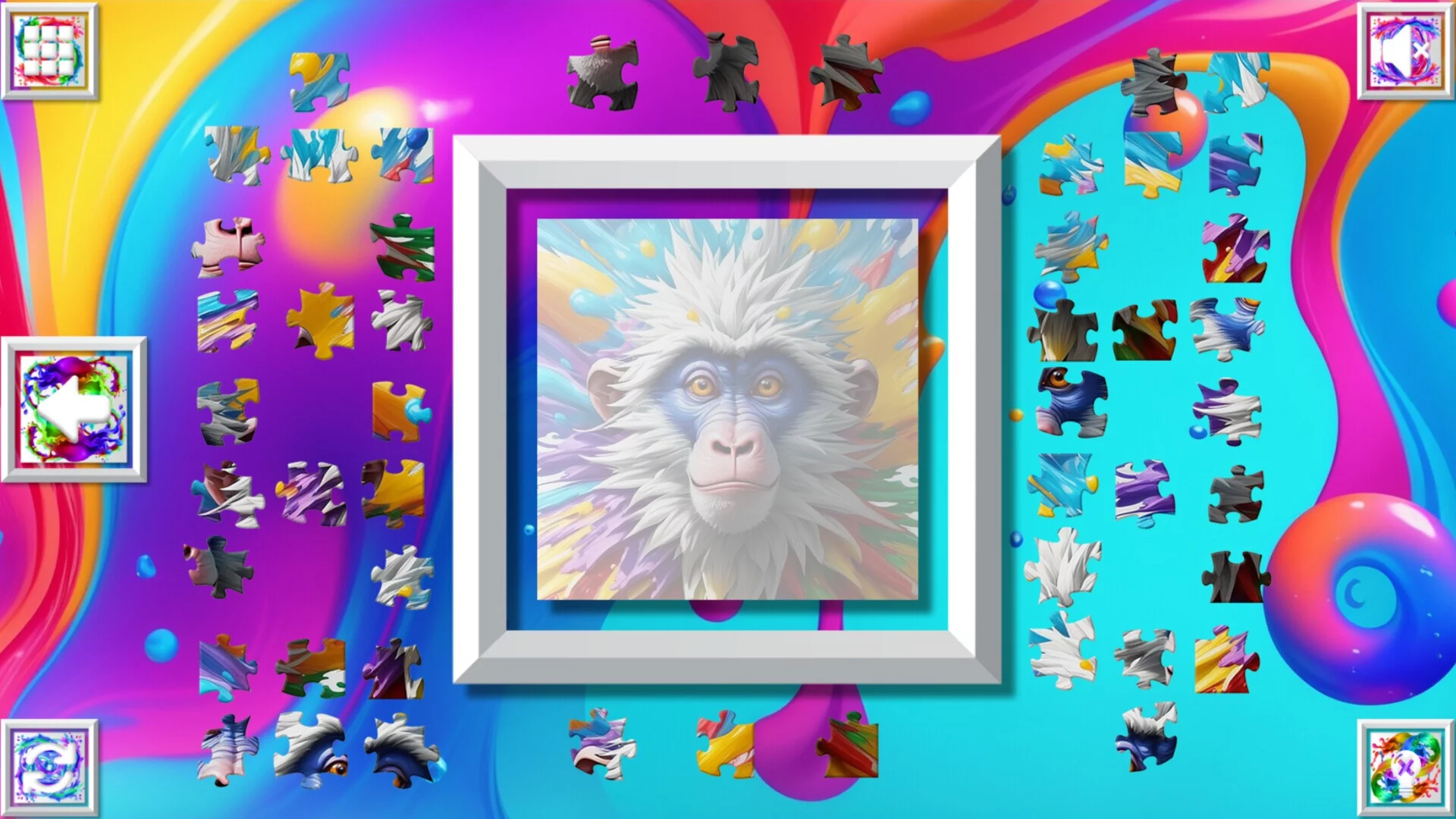 Изображение игры: Color Splash: Monkeys