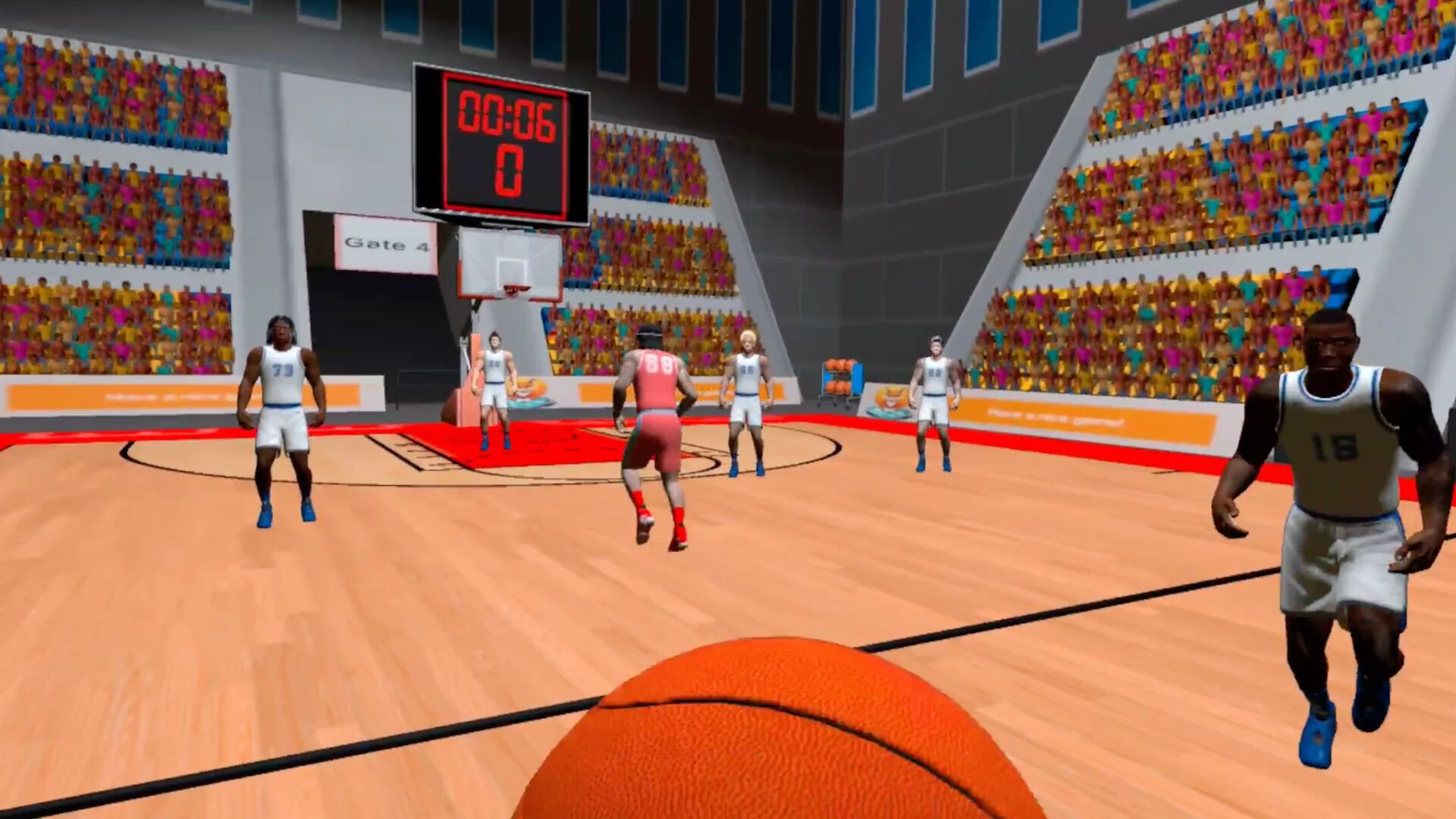 Изображение игры: Basketball VR