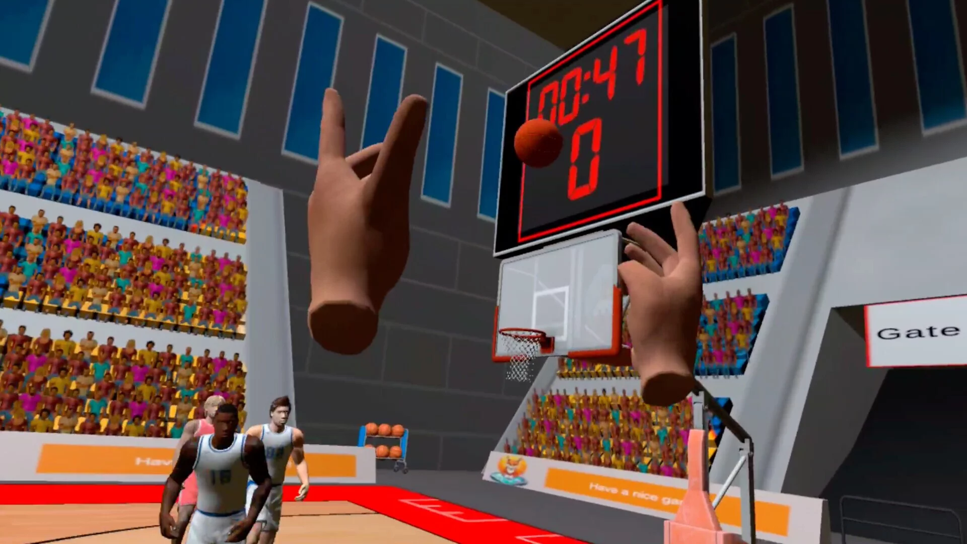 Изображение игры: Basketball VR