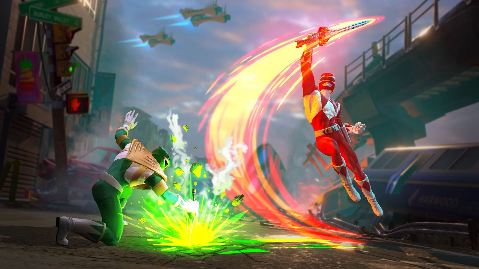 Изображение игры: Power Rangers: Battle For The Grid