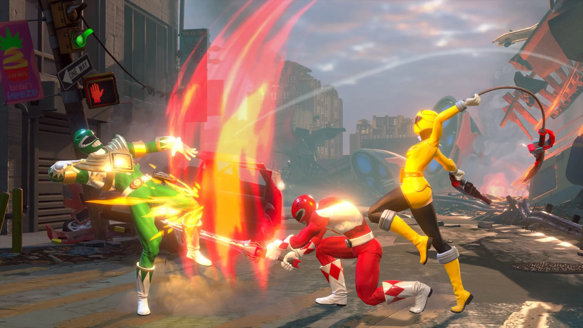 Изображение игры: Power Rangers: Battle For The Grid