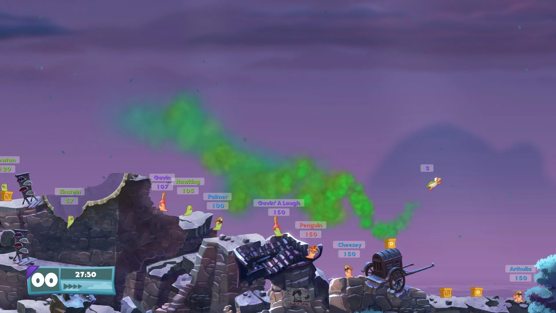 Изображение игры: Worms Battlegrounds + Worms W.M.D