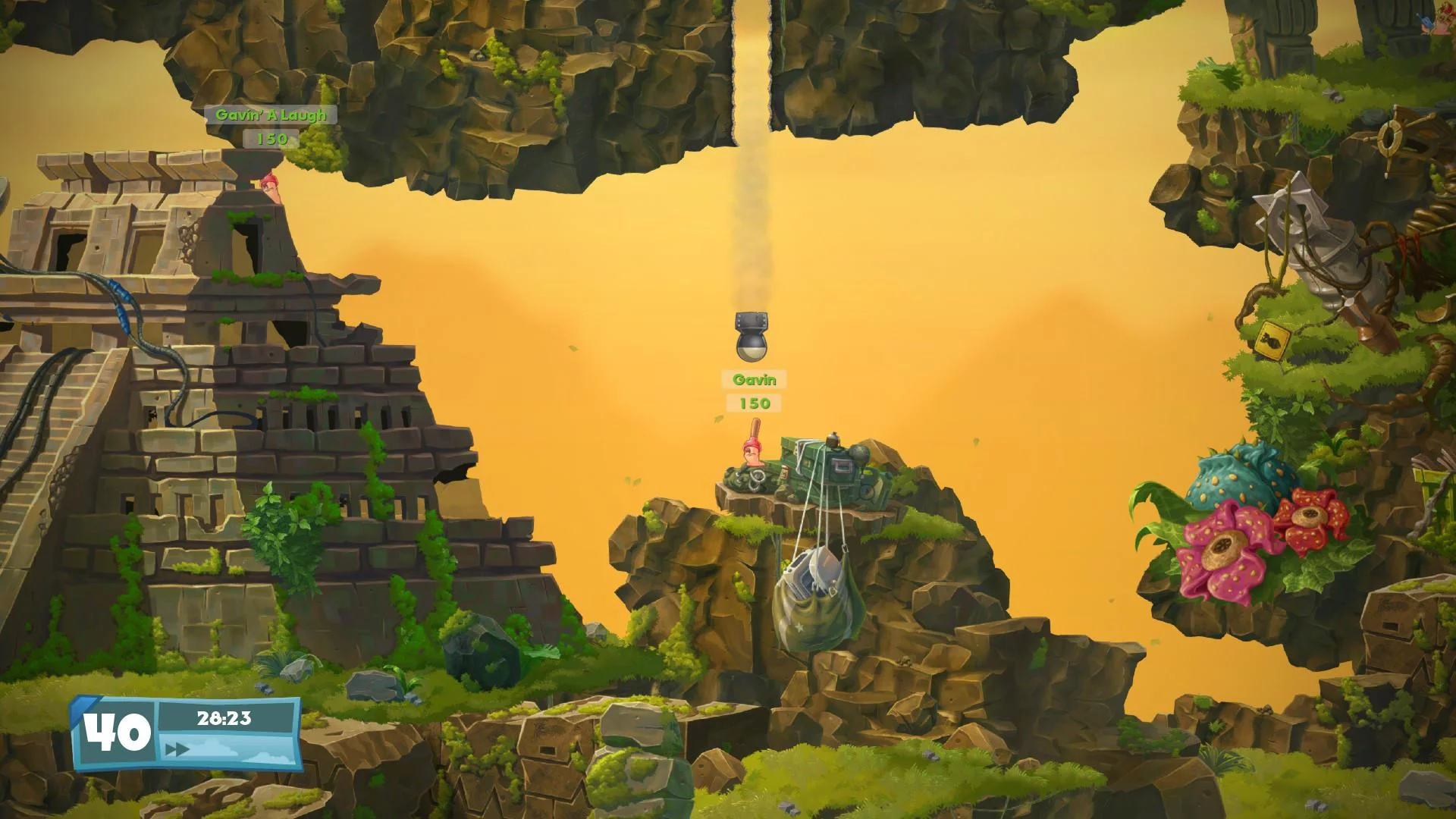 Изображение игры: Worms Battlegrounds + Worms W.M.D