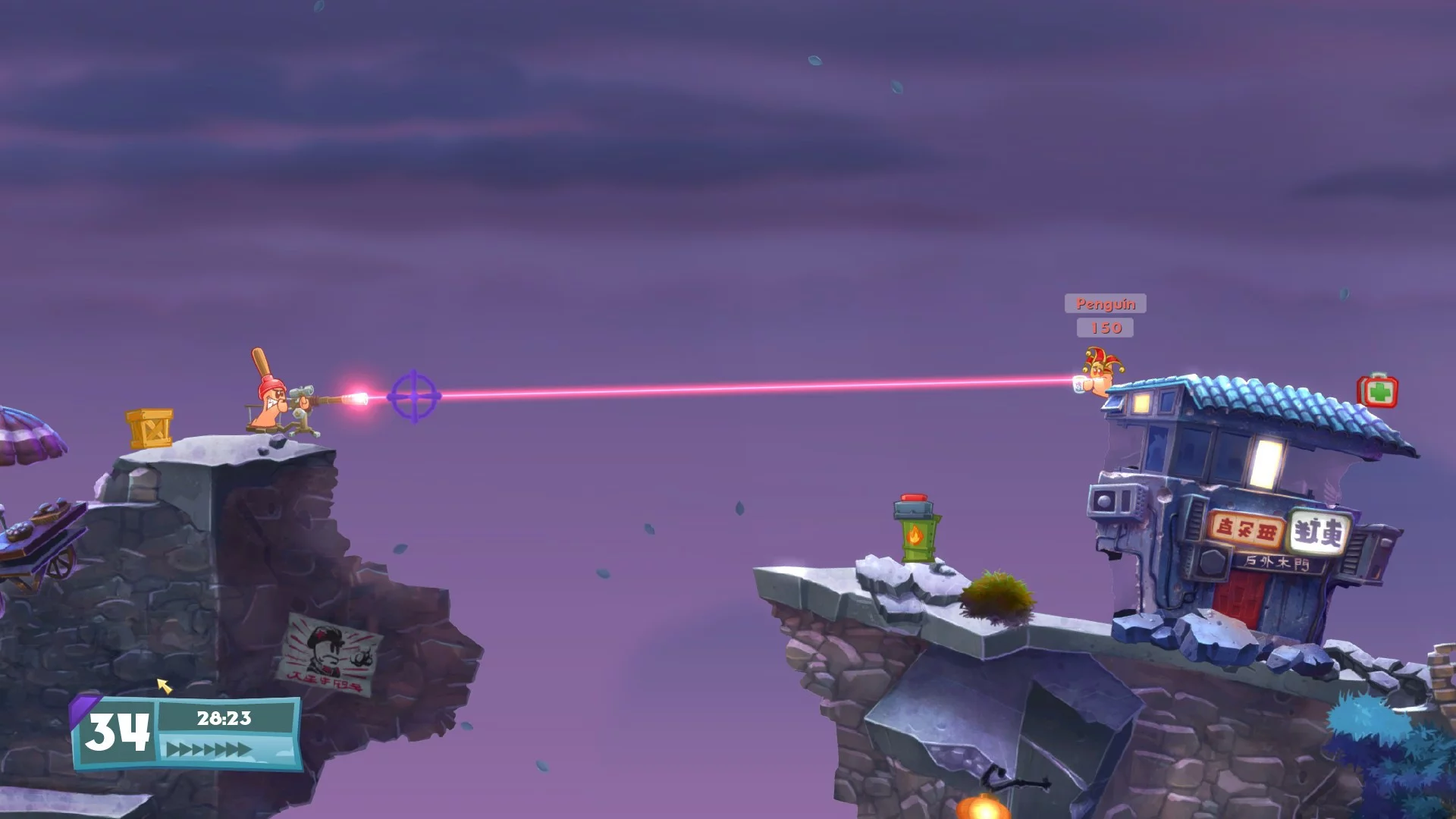 Изображение игры: Worms Battlegrounds + Worms W.M.D