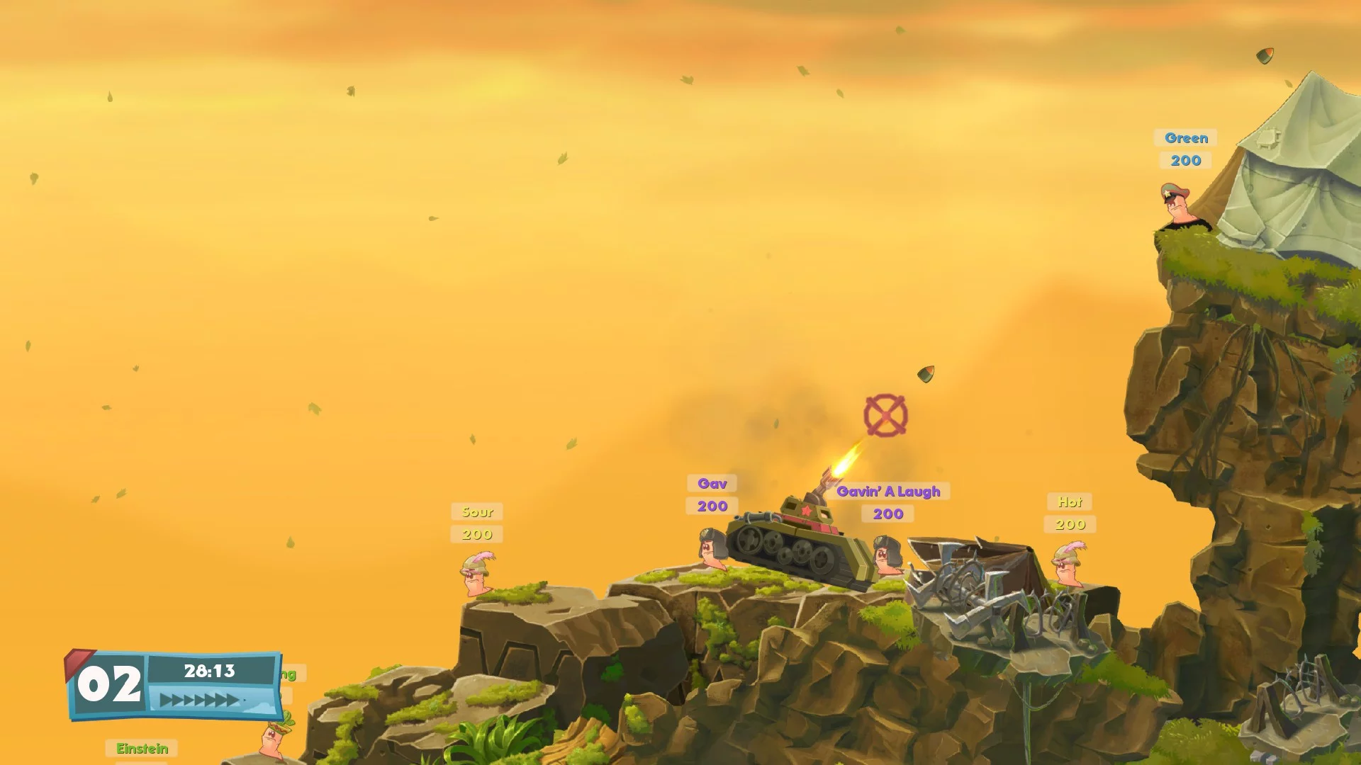 Изображение игры: Worms Battlegrounds + Worms W.M.D