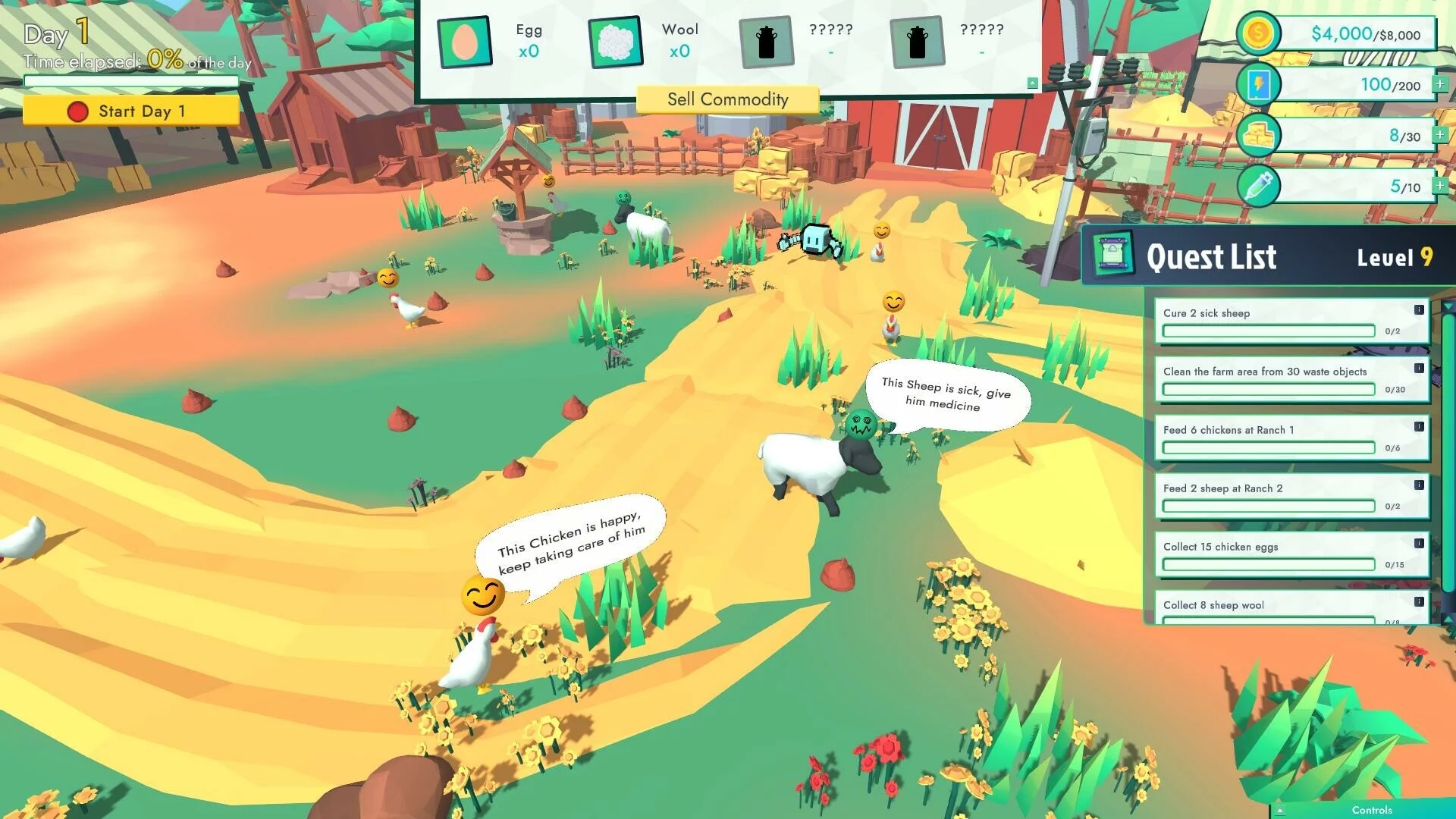 Изображение игры: Refactoro: Chaotic Farm