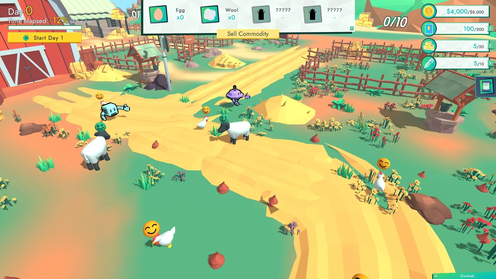 Изображение игры: Refactoro: Chaotic Farm