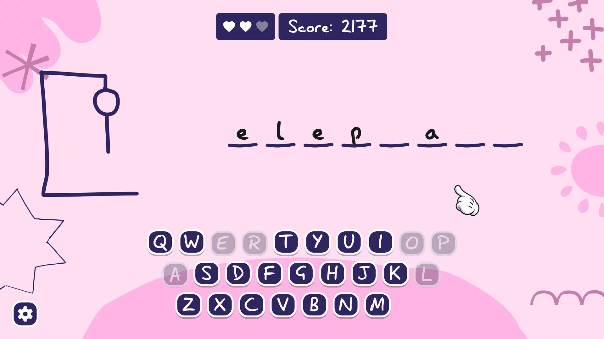 Изображение игры: Super Hangman