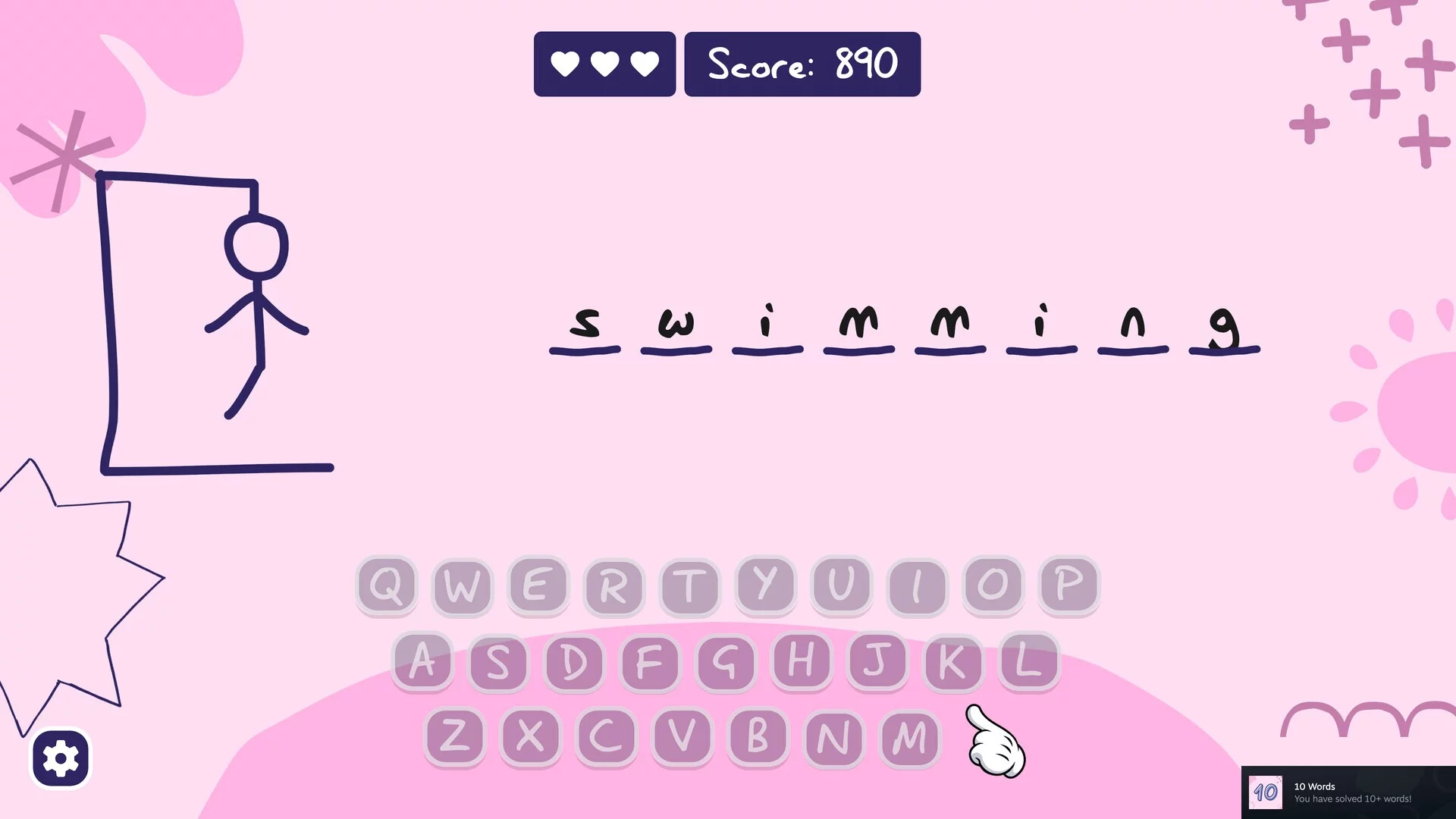 Изображение игры: Super Hangman