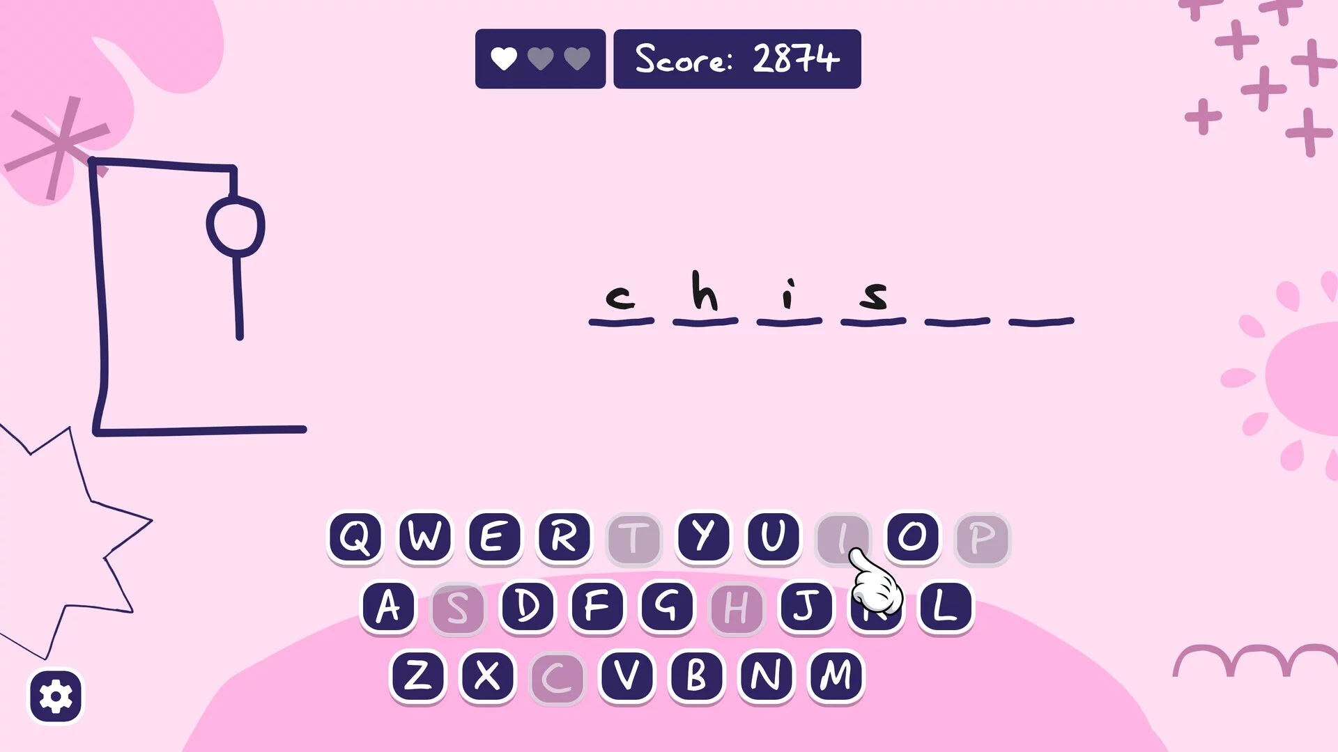 Изображение игры: Super Hangman