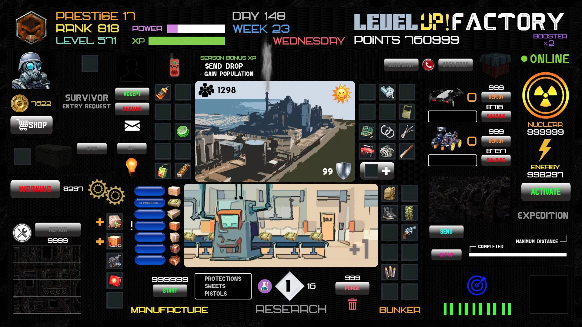 Изображение игры: Level UP! Factory