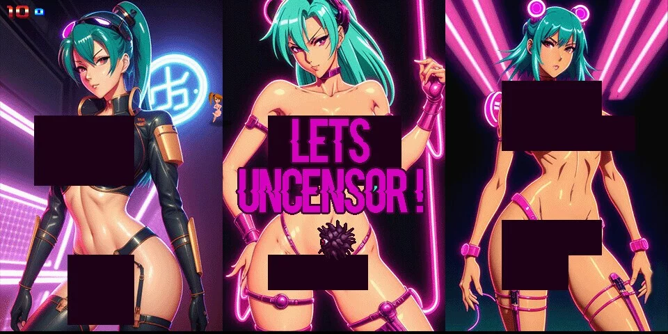 Изображение игры: Uncensor Quest Neon
