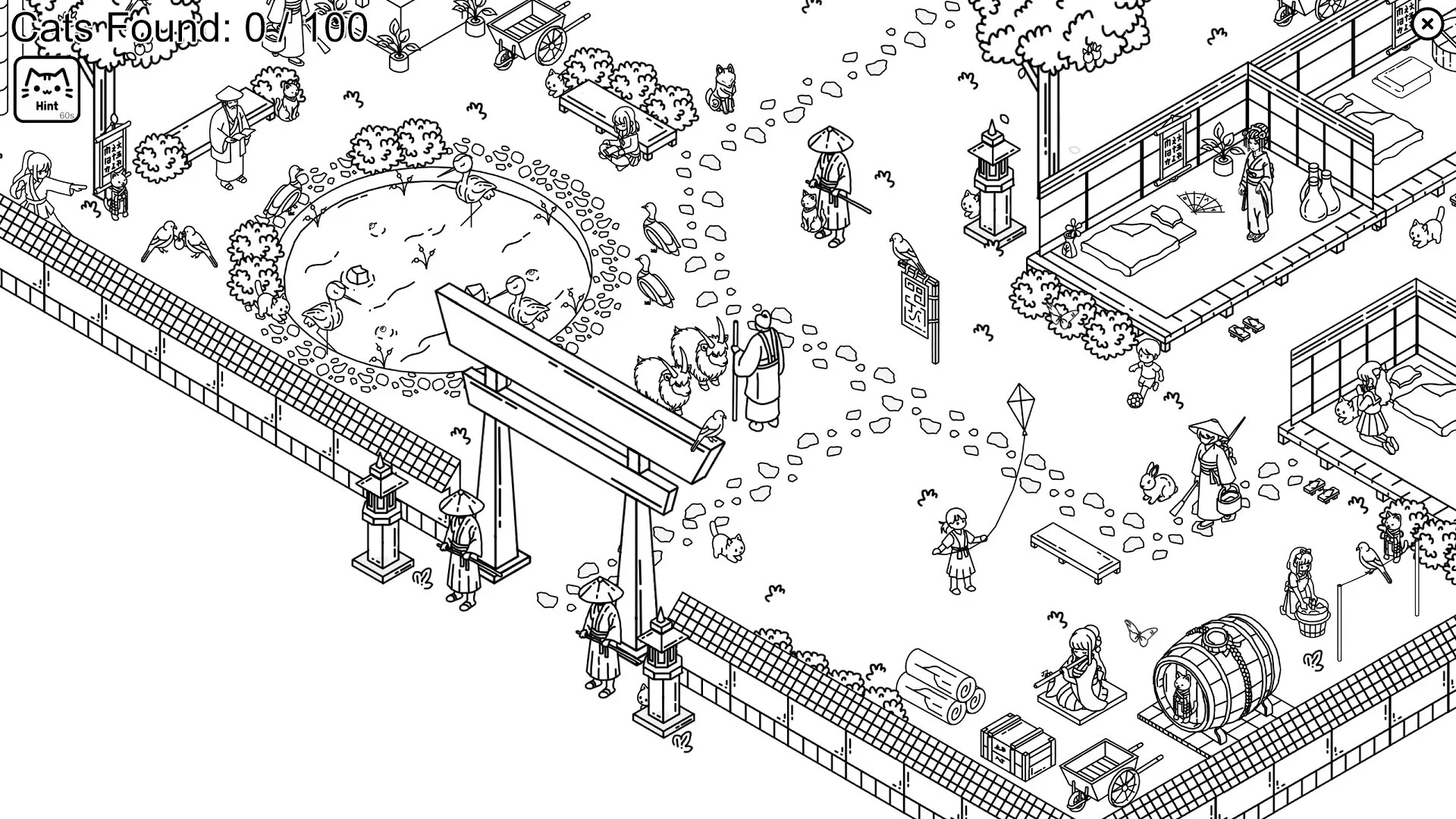 Изображение игры: Hidden Cats In Japanese Village