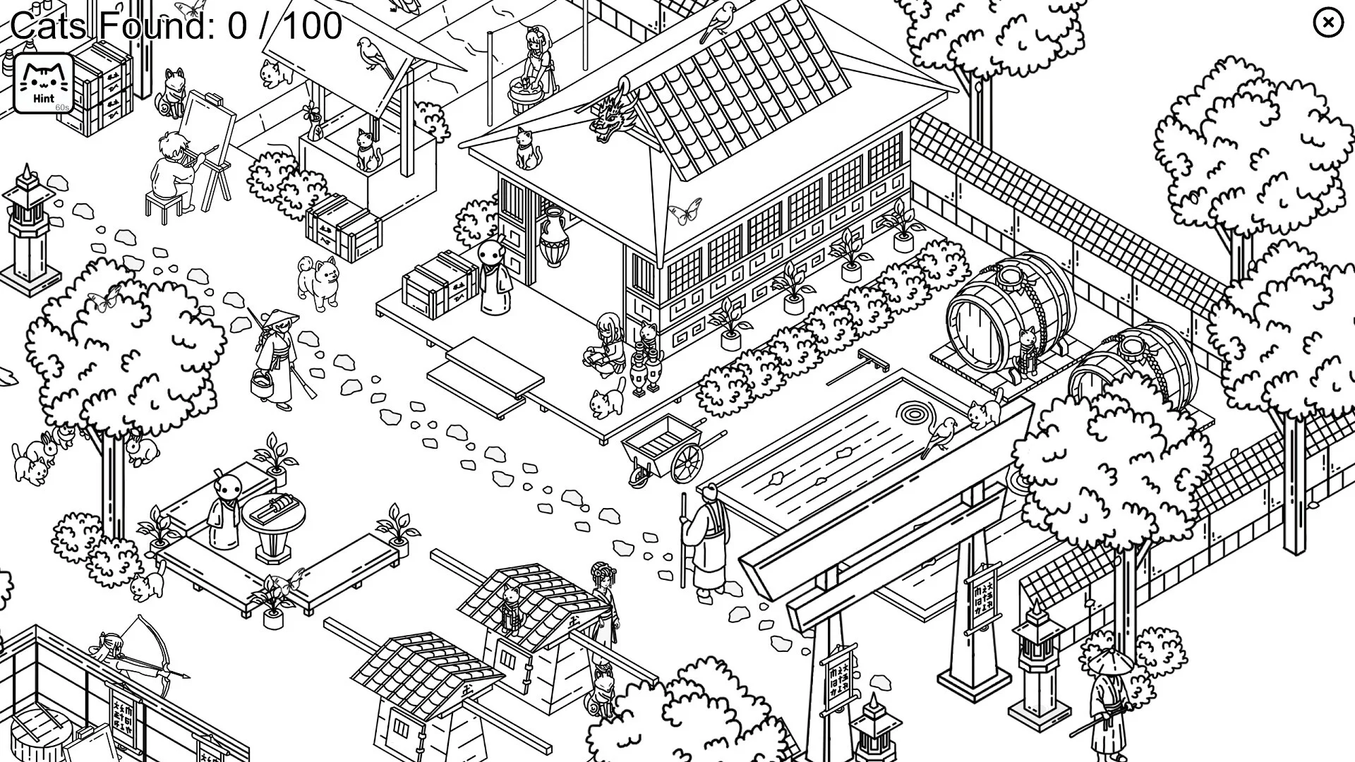 Изображение игры: Hidden Cats In Japanese Village