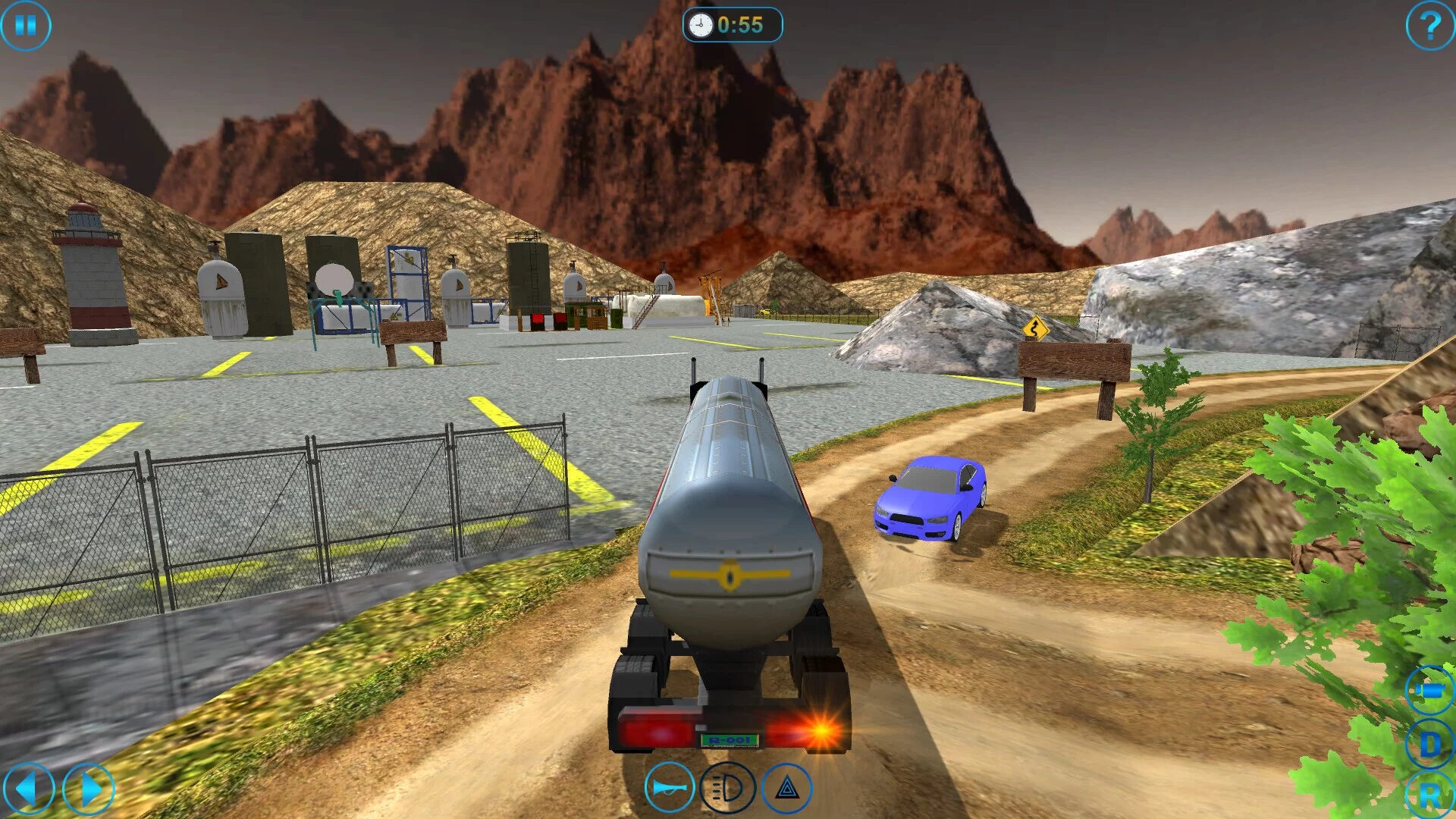 Изображение игры: Oil Truck Transporter