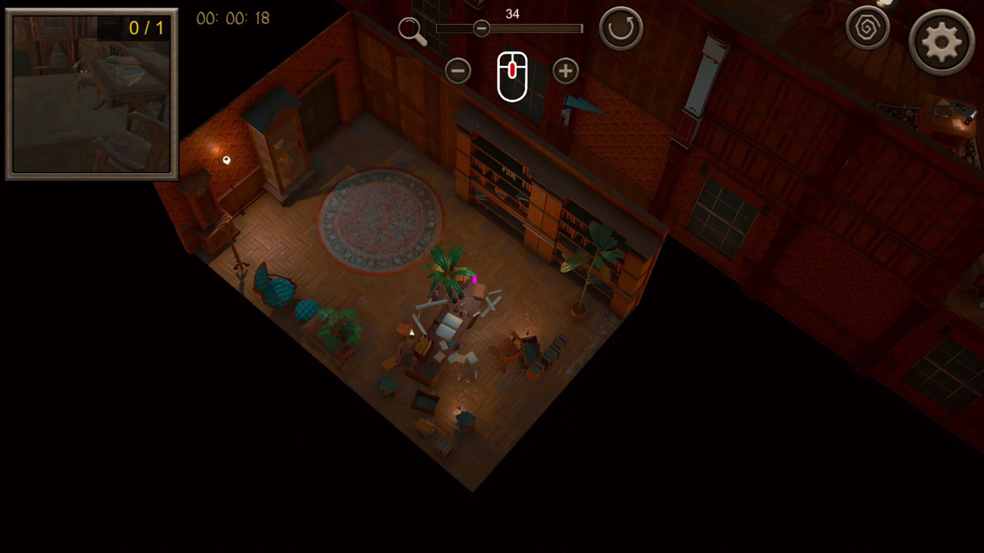 Изображение игры: Hidden Old House Top-Down 3D