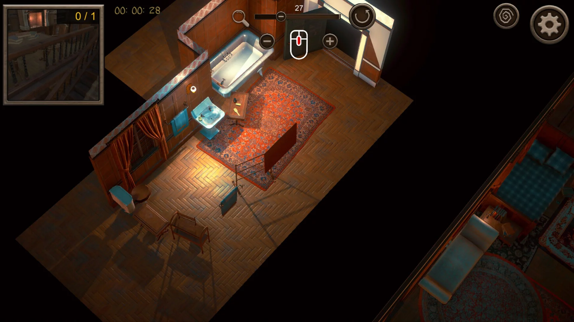 Изображение игры: Hidden Old House Top-Down 3D