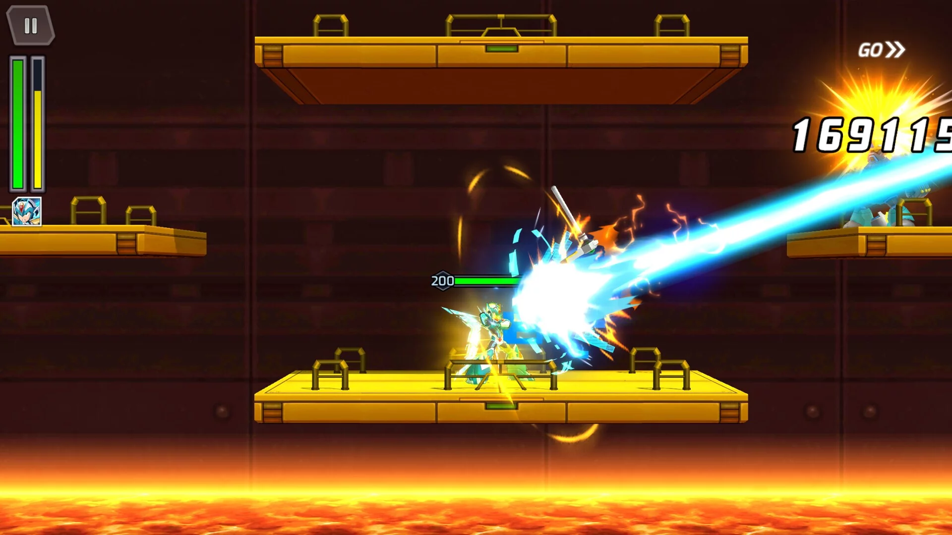 Изображение игры: MEGA MAN X DiVE Offline