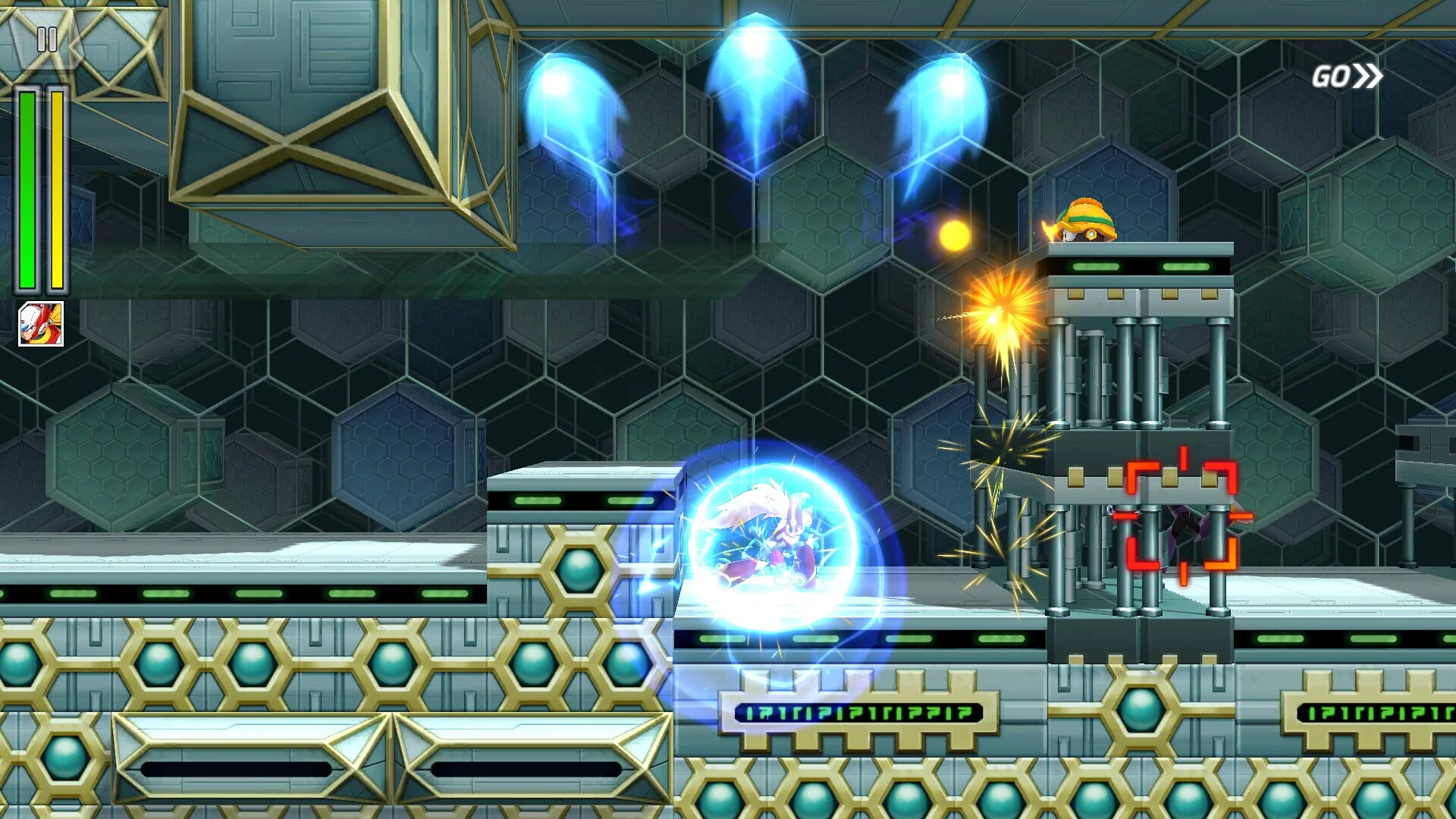 Изображение игры: MEGA MAN X DiVE Offline