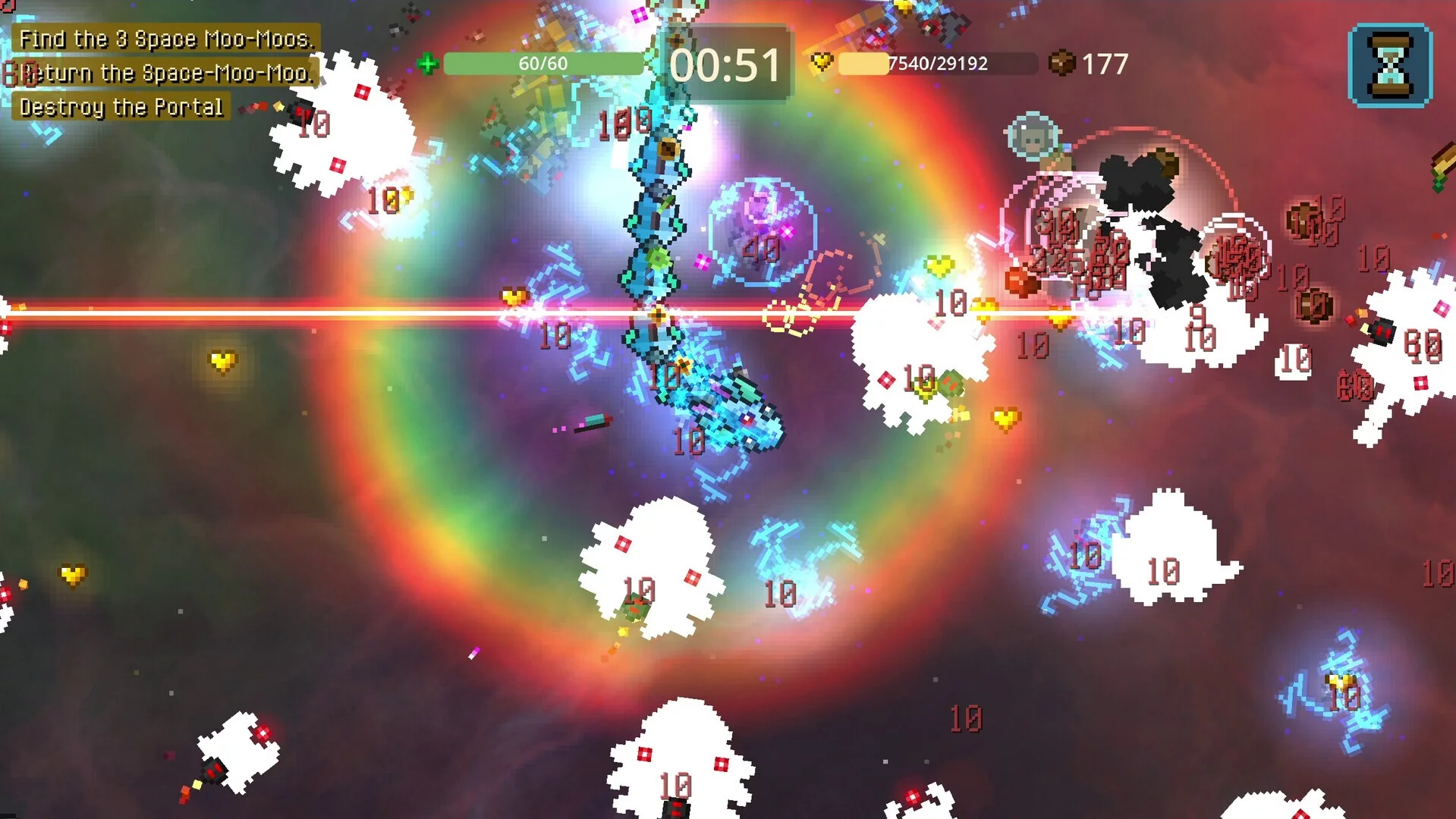 Изображение игры: Cozy Space Survivors