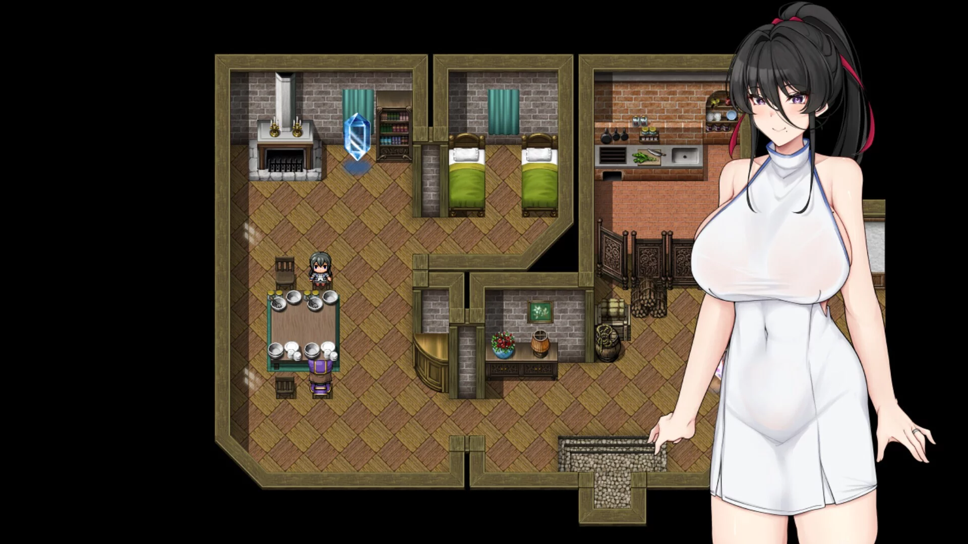 Изображение игры: Fallen Young Wife~Netorare H without telling her husband~