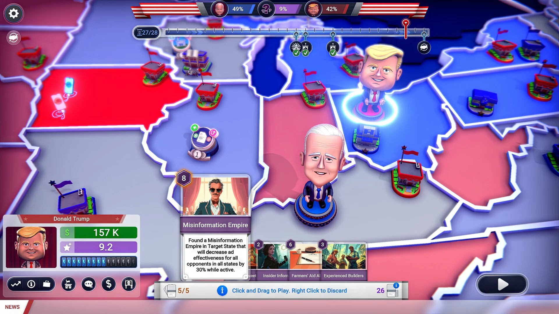 Изображение игры: The Political Machine 2024