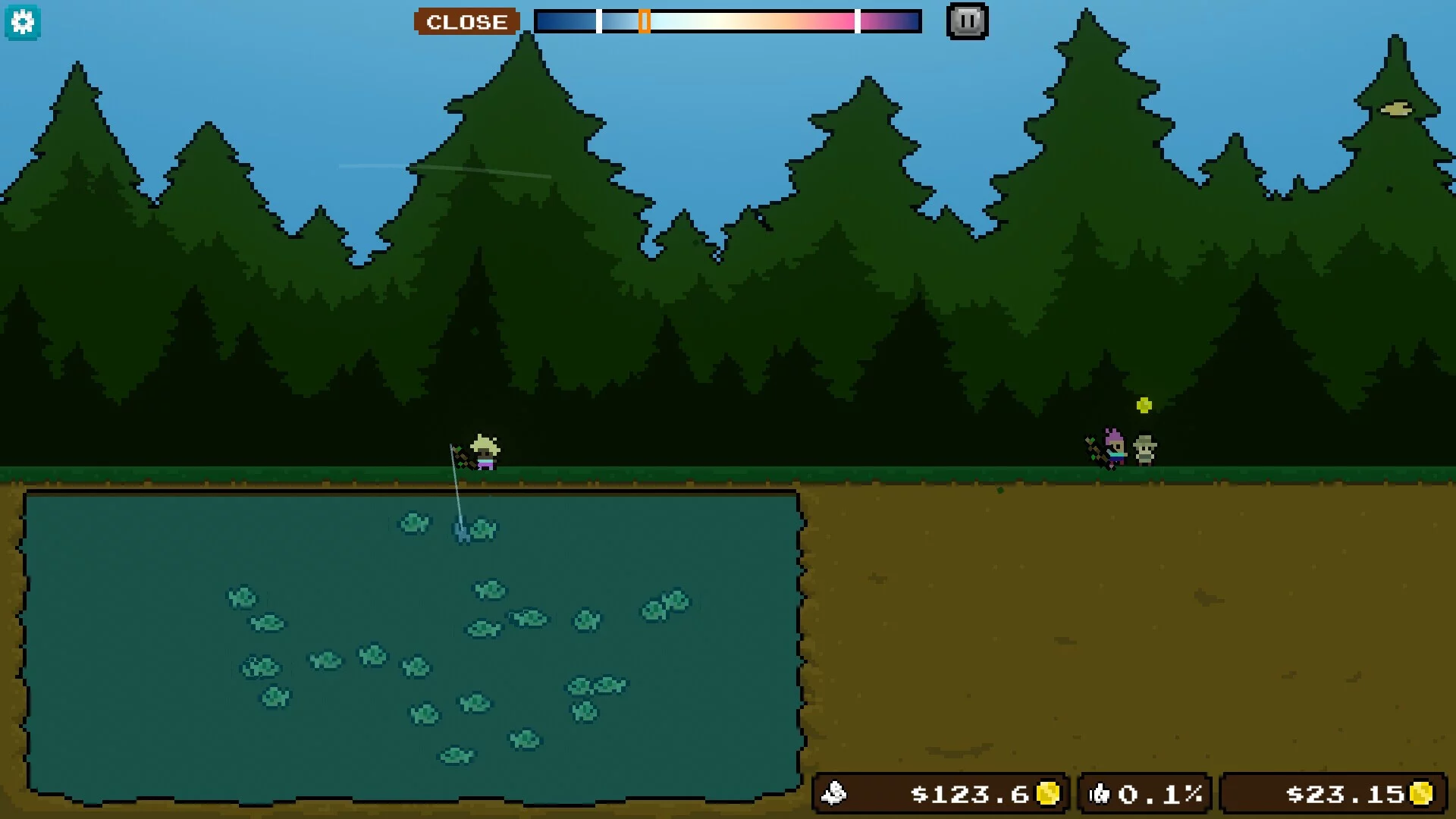 Изображение игры: Pocket Idler: Fishing Pond