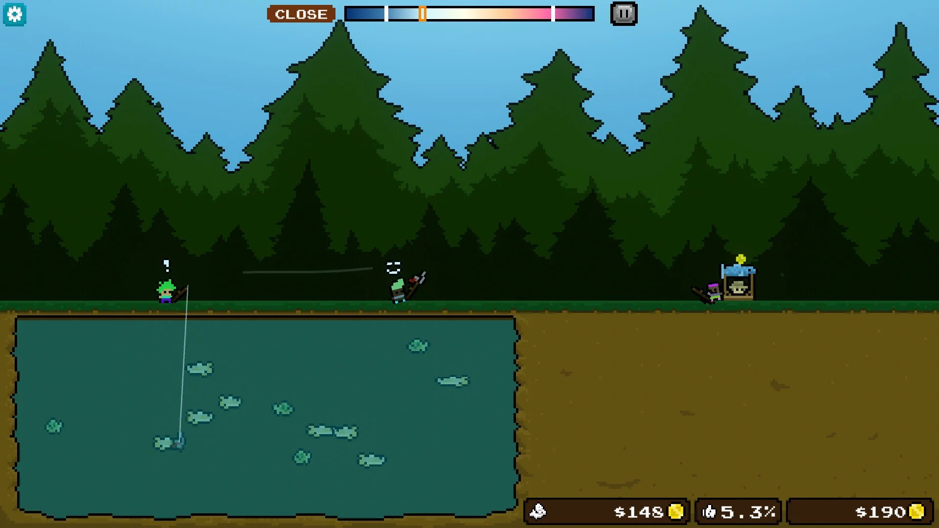 Изображение игры: Pocket Idler: Fishing Pond