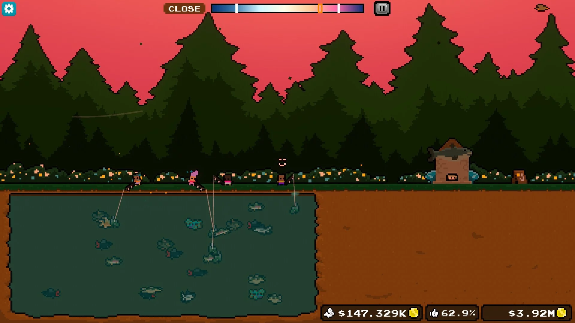 Изображение игры: Pocket Idler: Fishing Pond