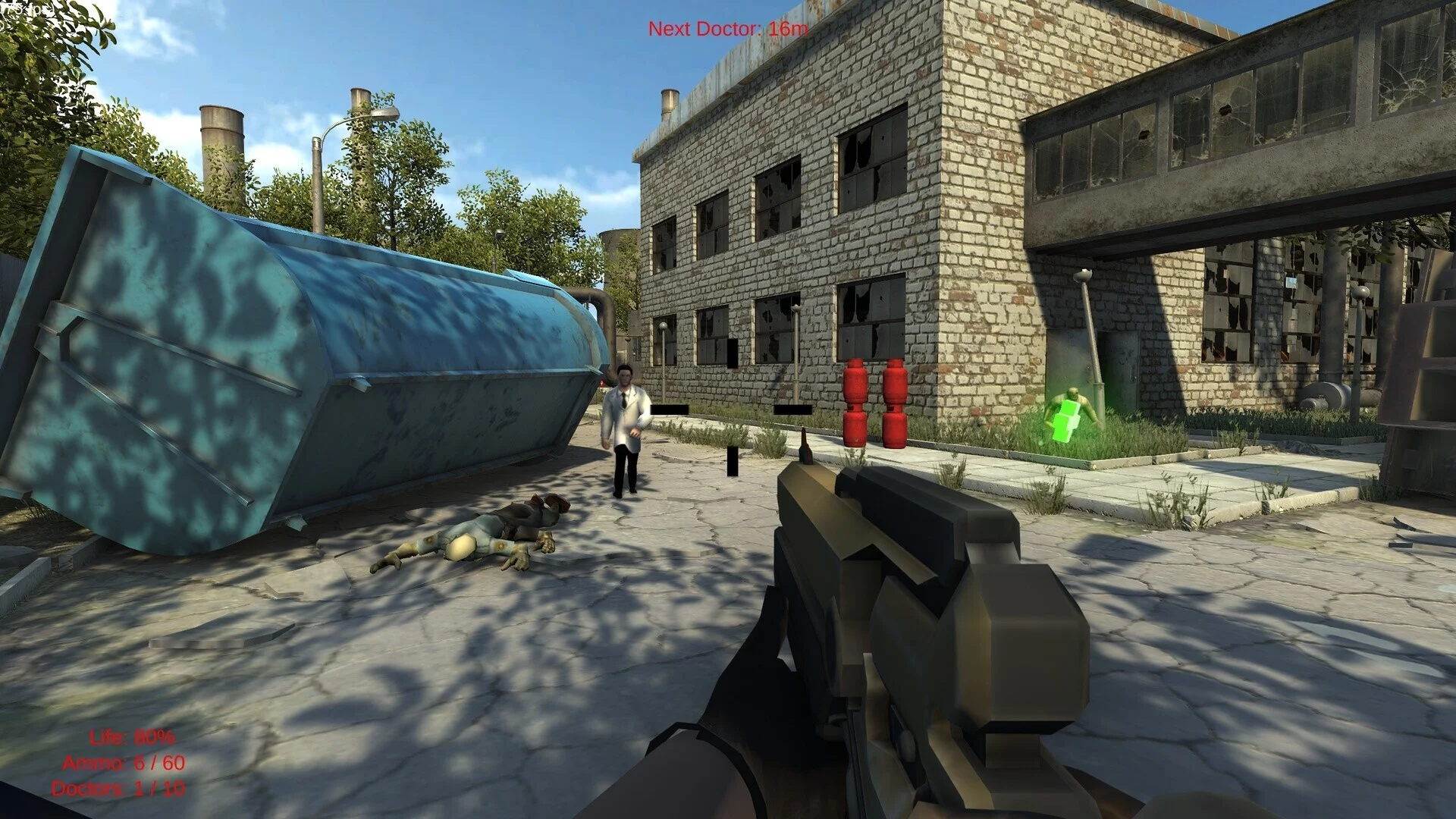 Изображение игры: Zombie Battle