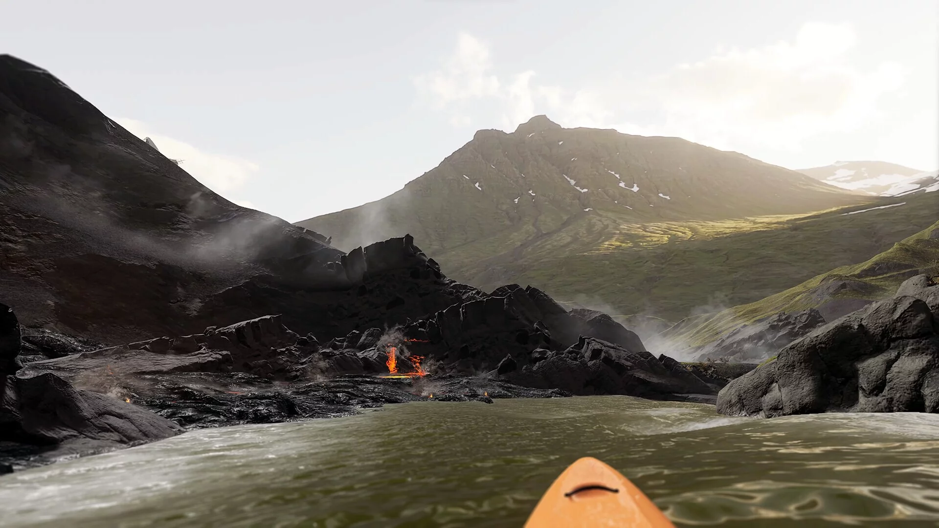 Изображение игры: Whitewater VR: Extreme Kayaking Adventure