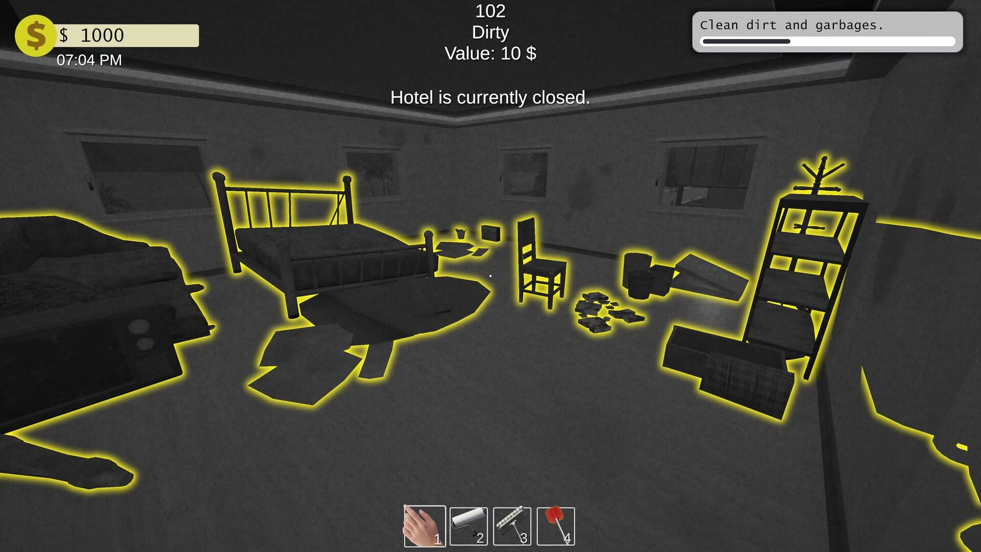 Изображение игры: Miami Hotel Simulator Prologue