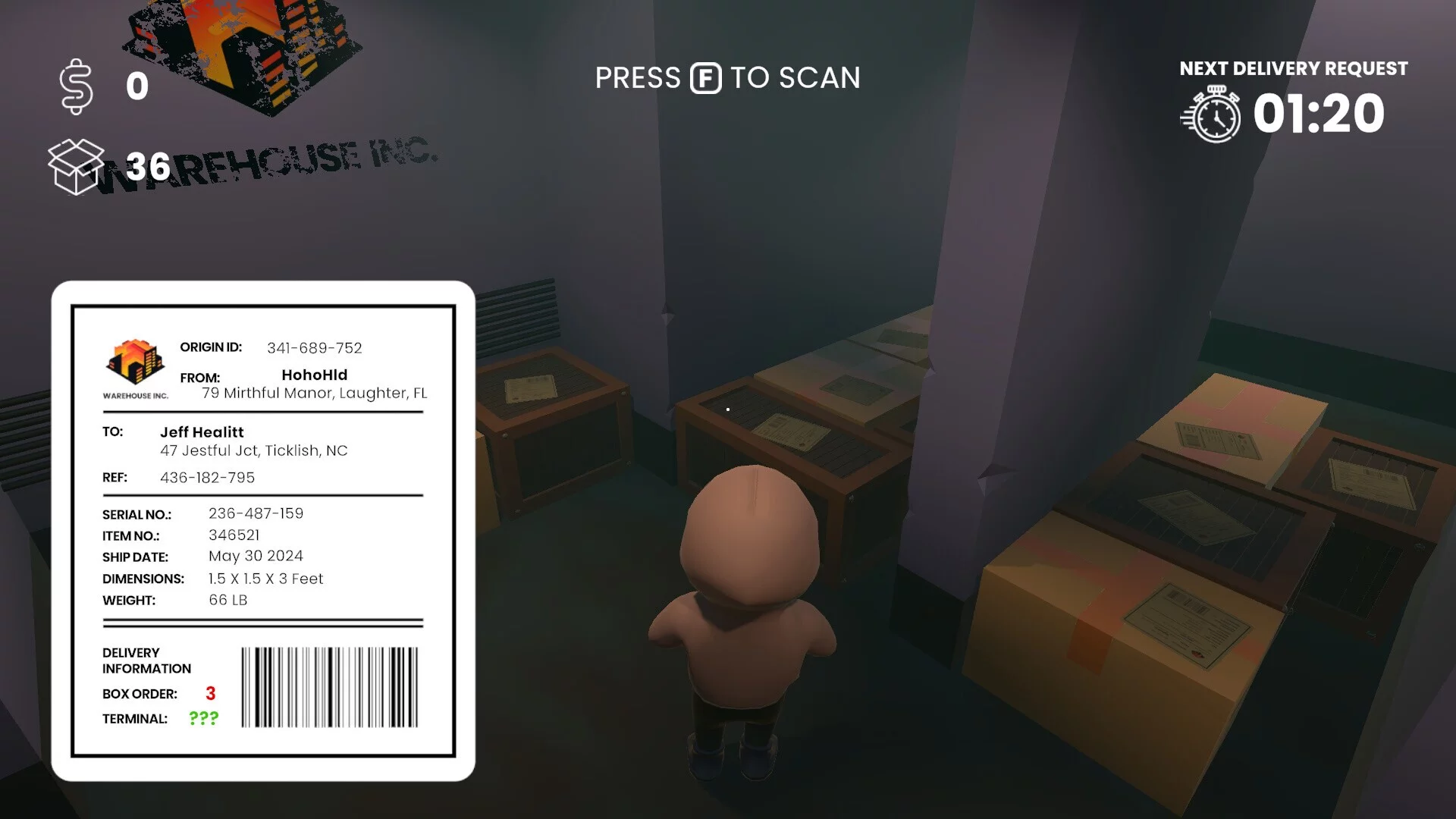 Изображение игры: Warehouse Inc.