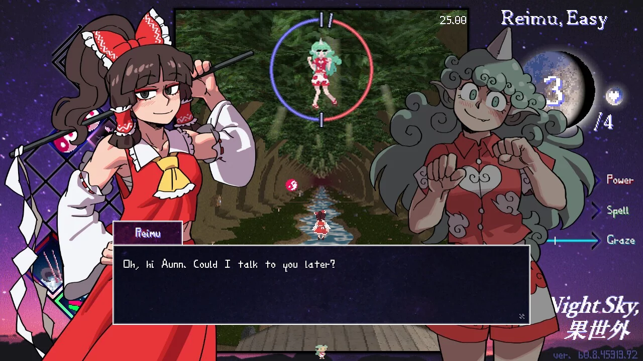 Изображение игры: Touhou Lensed Night Sky, Kaseigai