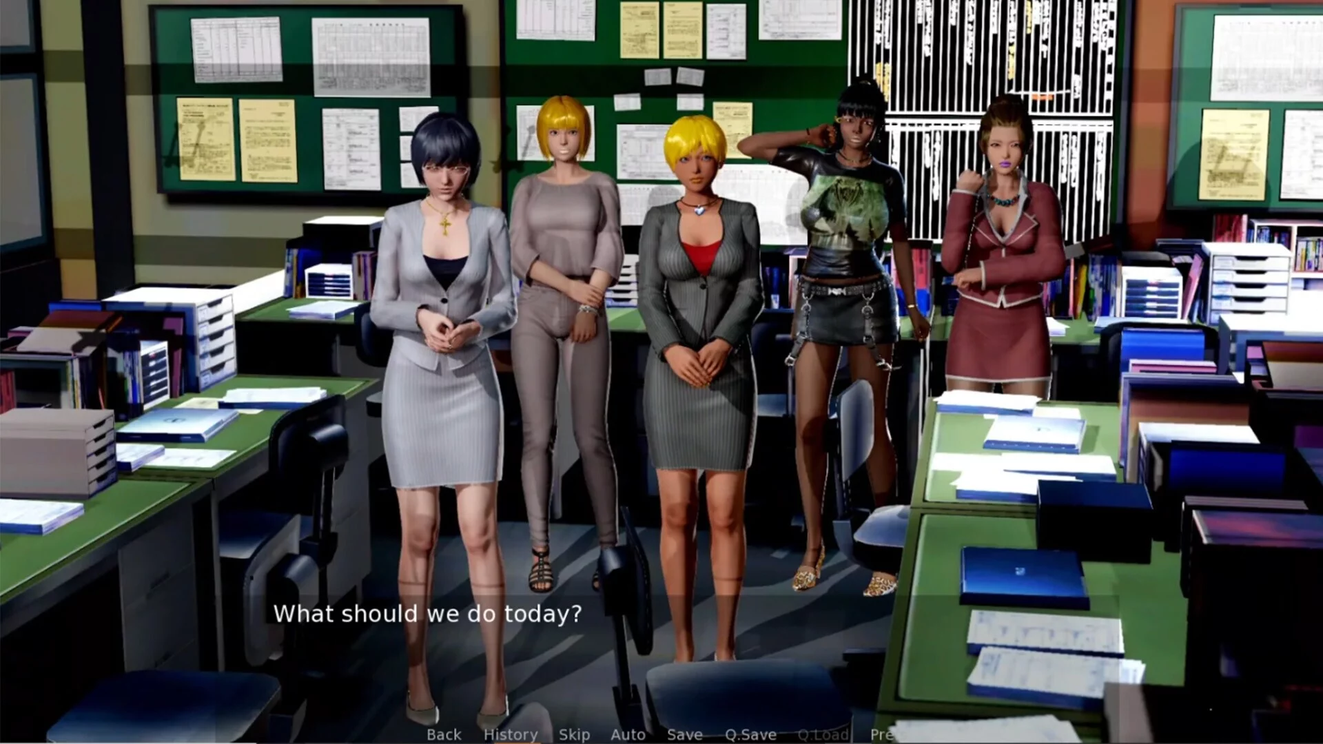 Изображение игры: Office Harasser - Sell your girls!