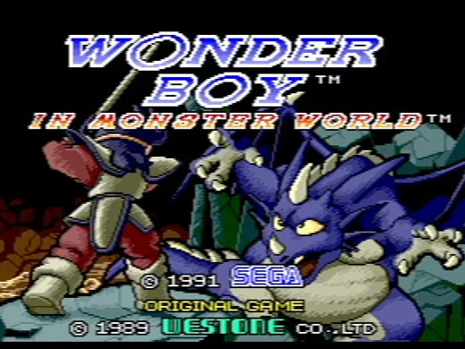 Изображение игры: WONDER BOY IN MONSTER WORLD