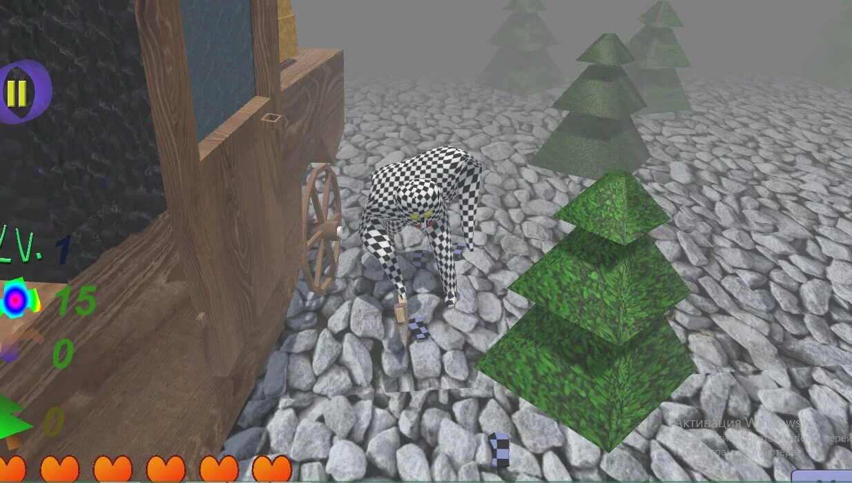 Изображение игры: Cyborg lumberjack