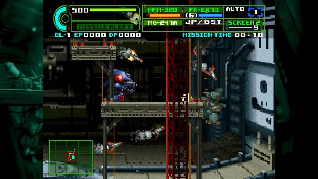 Изображение игры: Assault Suit Leynos 2 Saturn Tribute