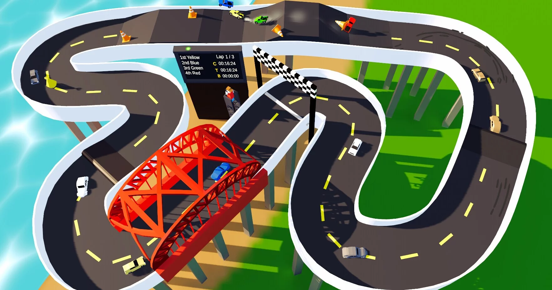 Изображение игры: Retro Rally!