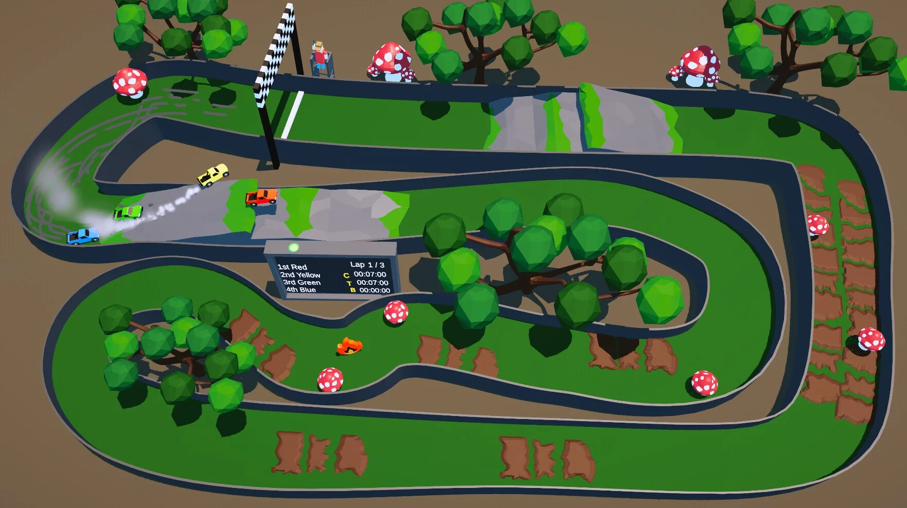 Изображение игры: Retro Rally!