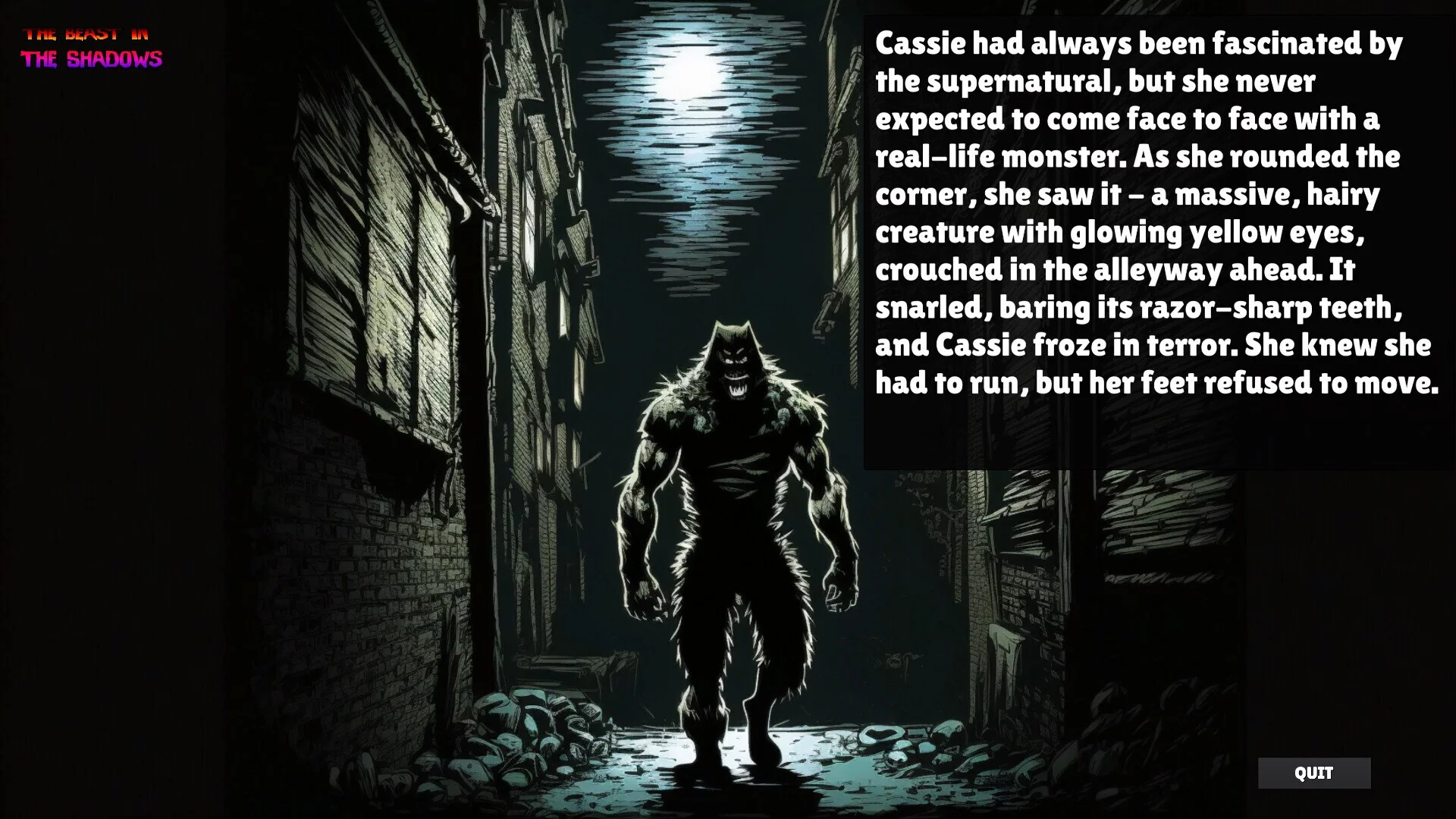Изображение игры: The Beast in the Shadows