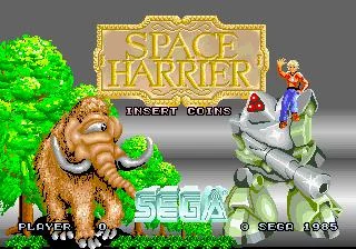 Изображение игры: Space Harrier (1986)