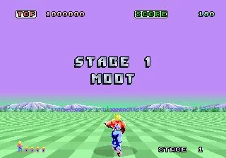 Изображение игры: Space Harrier (1986)
