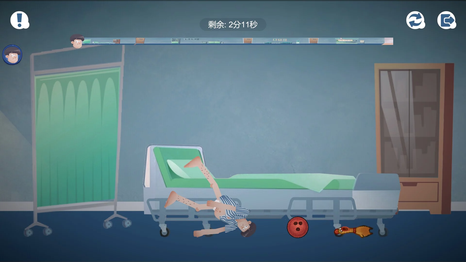 Изображение игры: 我要出院 leaving the hospital