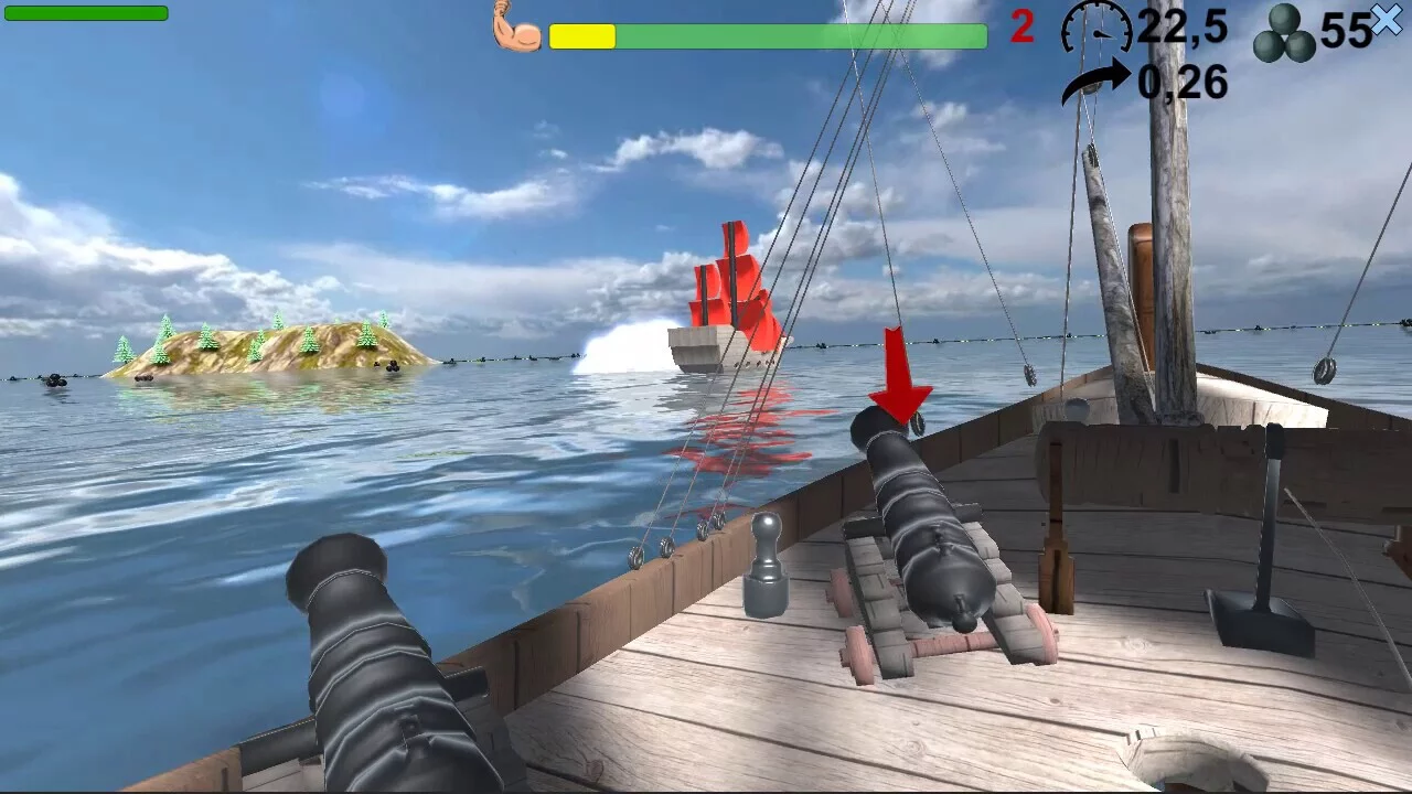 Изображение игры: Pirates. Naval battle