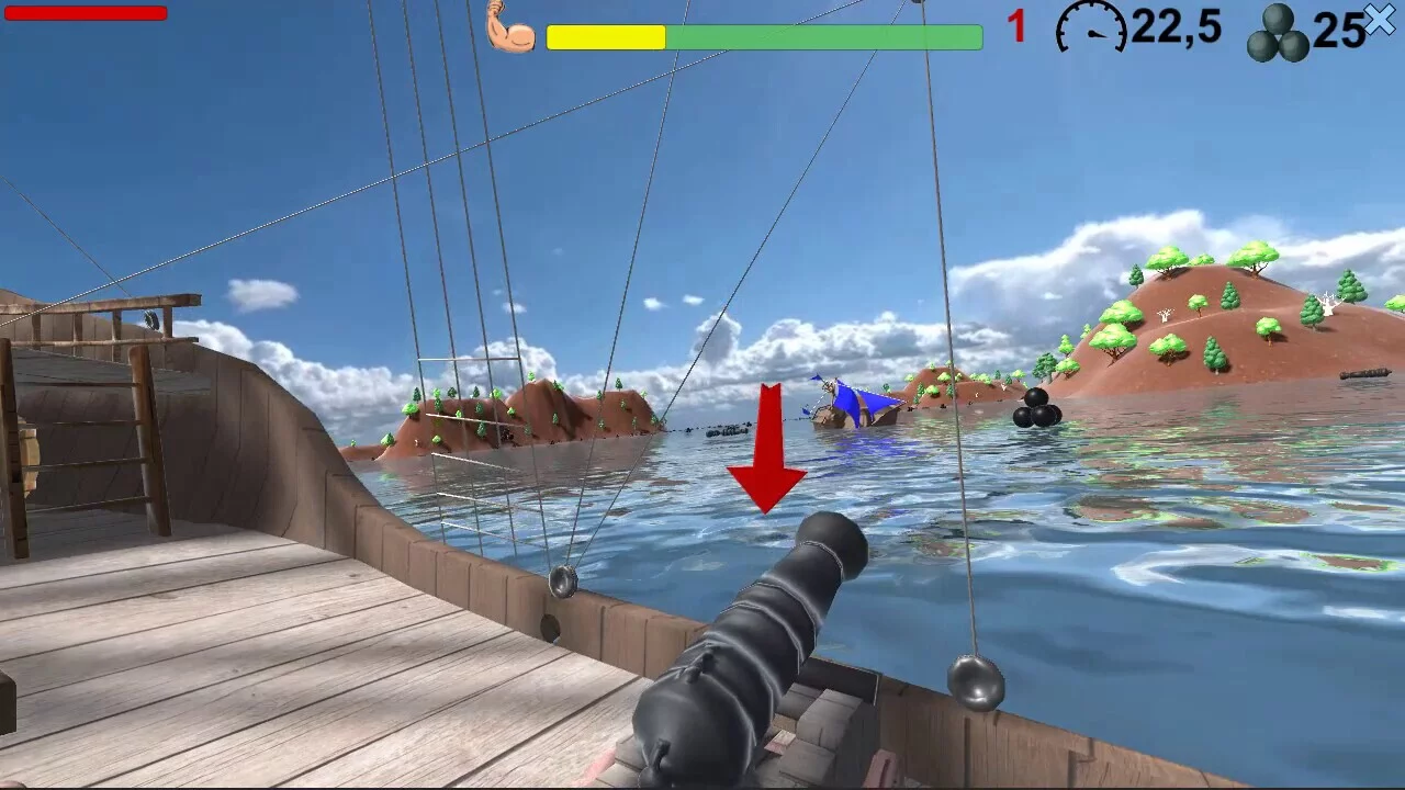 Изображение игры: Pirates. Naval battle